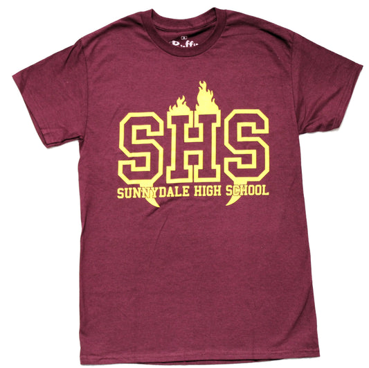 Buffy the Vampire Slayer  Mens T-Shirt- Sunnydale High School