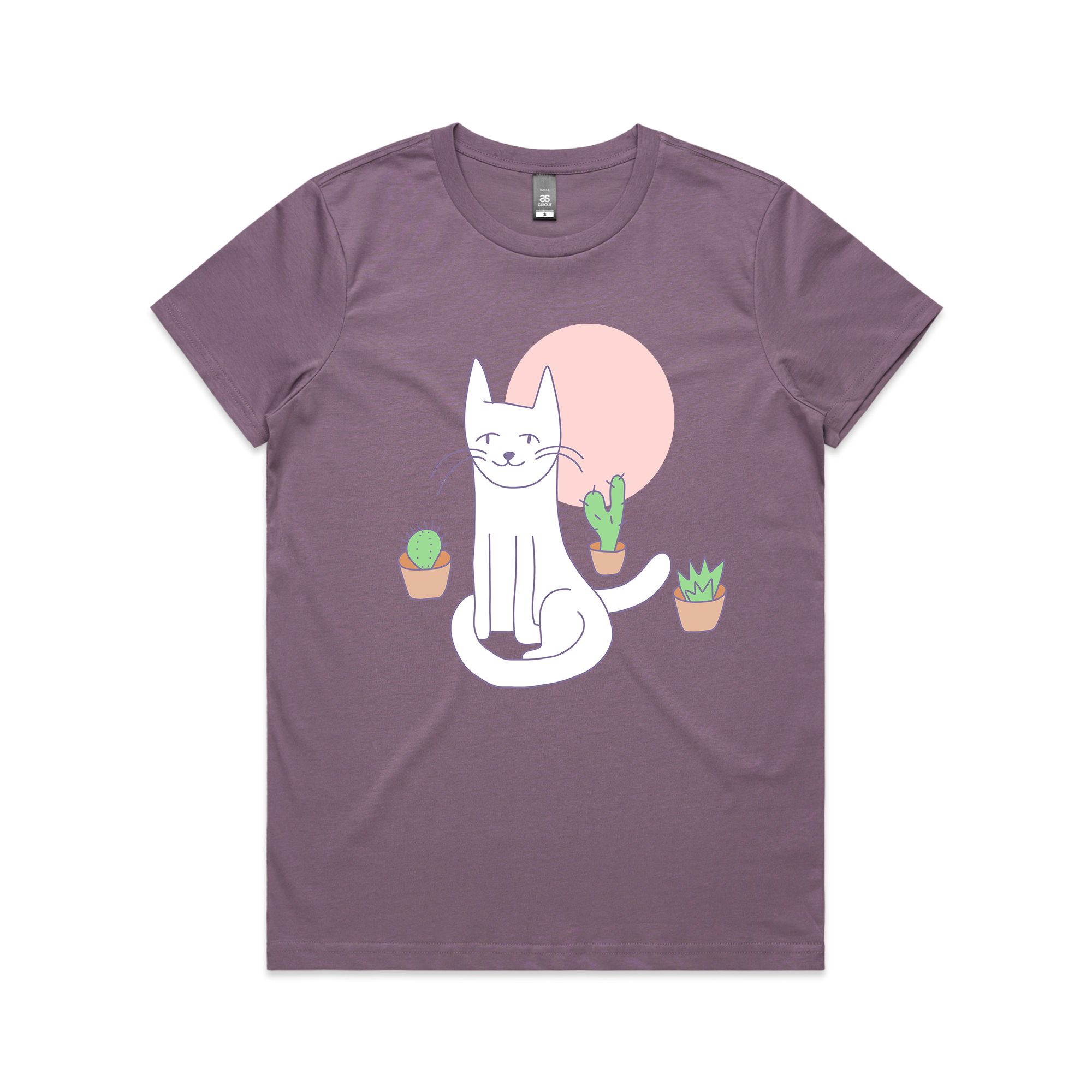 Cat and Cacti Tee Hoodie, Sweatshirt | CiraTrend.com (Image 2)