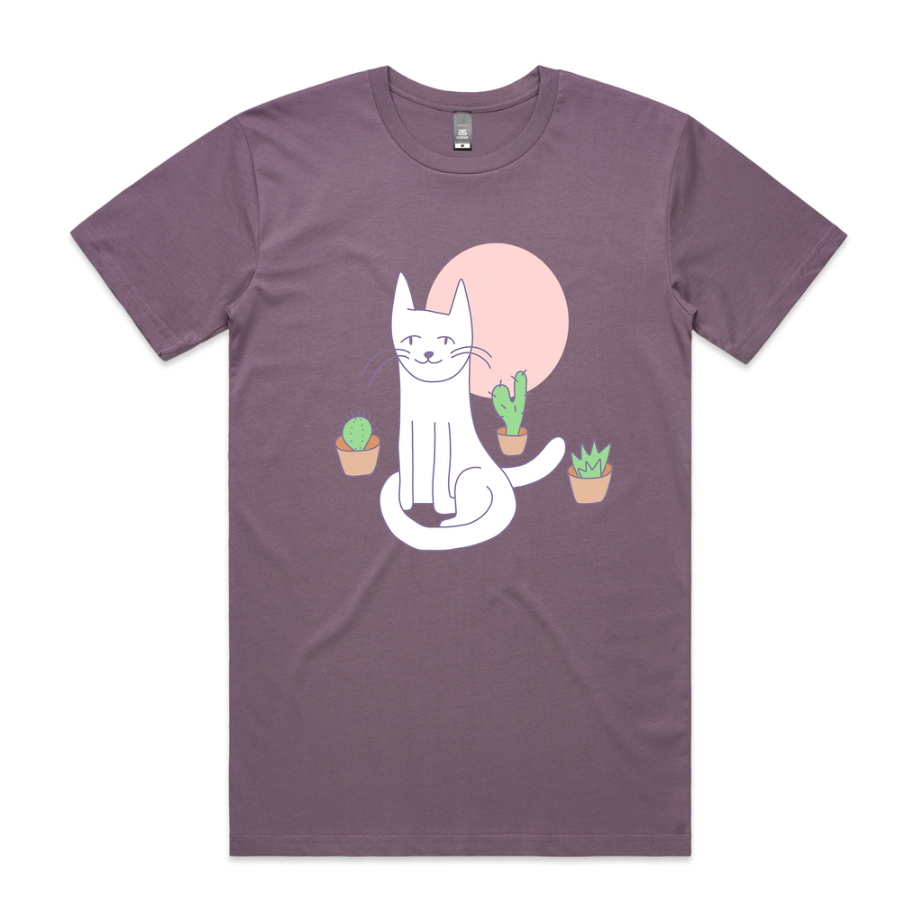 Cat and Cacti Tee Hoodie, Sweatshirt | CiraTrend.com (Image 1)