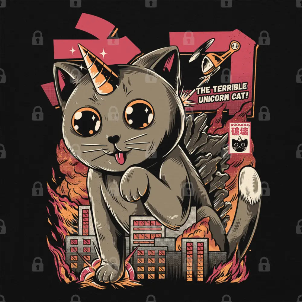 Catzilla T-Shirt Hoodie, Sweatshirt | CiraTrend.com (Image 1)
