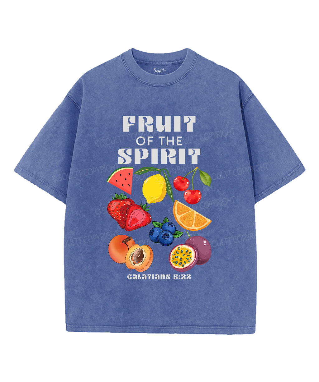 Fruit Of The Spirit Unisex Washed Christian T-shirt Style015 Hoodie, Sweatshirt | CiraTrend.com (Image 3)
