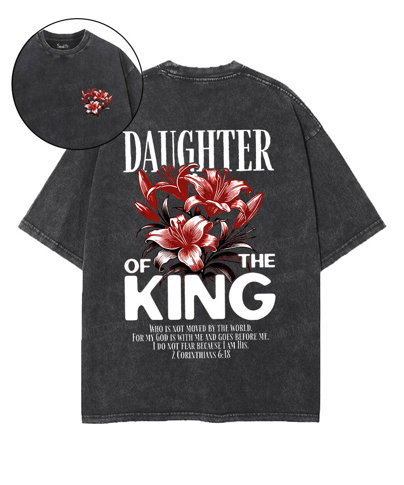 Daughter King Double Sided Washed Christian Style002 T-Shirts, Hoodie, Sweatshirt