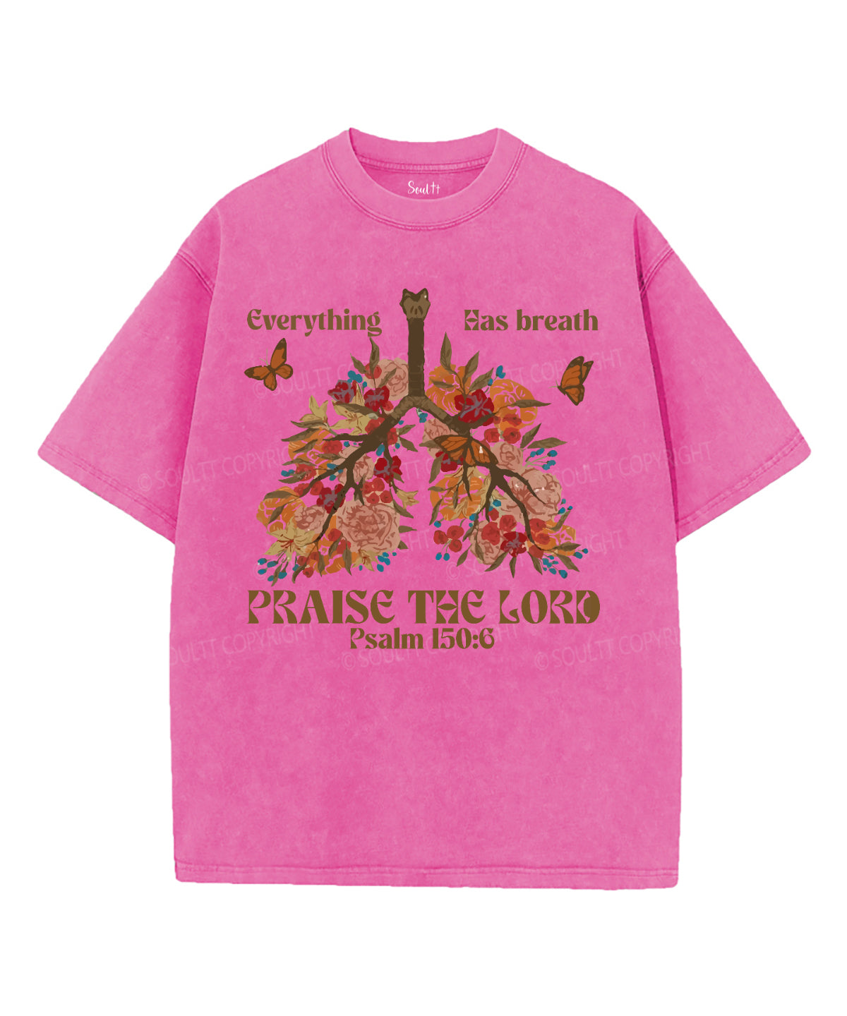 Everything Has Breath Paise the Lord Washed Christian T-shirt Hoodie, Sweatshirt | CiraTrend.com (Image 5)