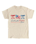 Land Of Free Unisex Cotton Christian T-Shirt Hoodie, Sweatshirt | CiraTrend.com (Image 1)