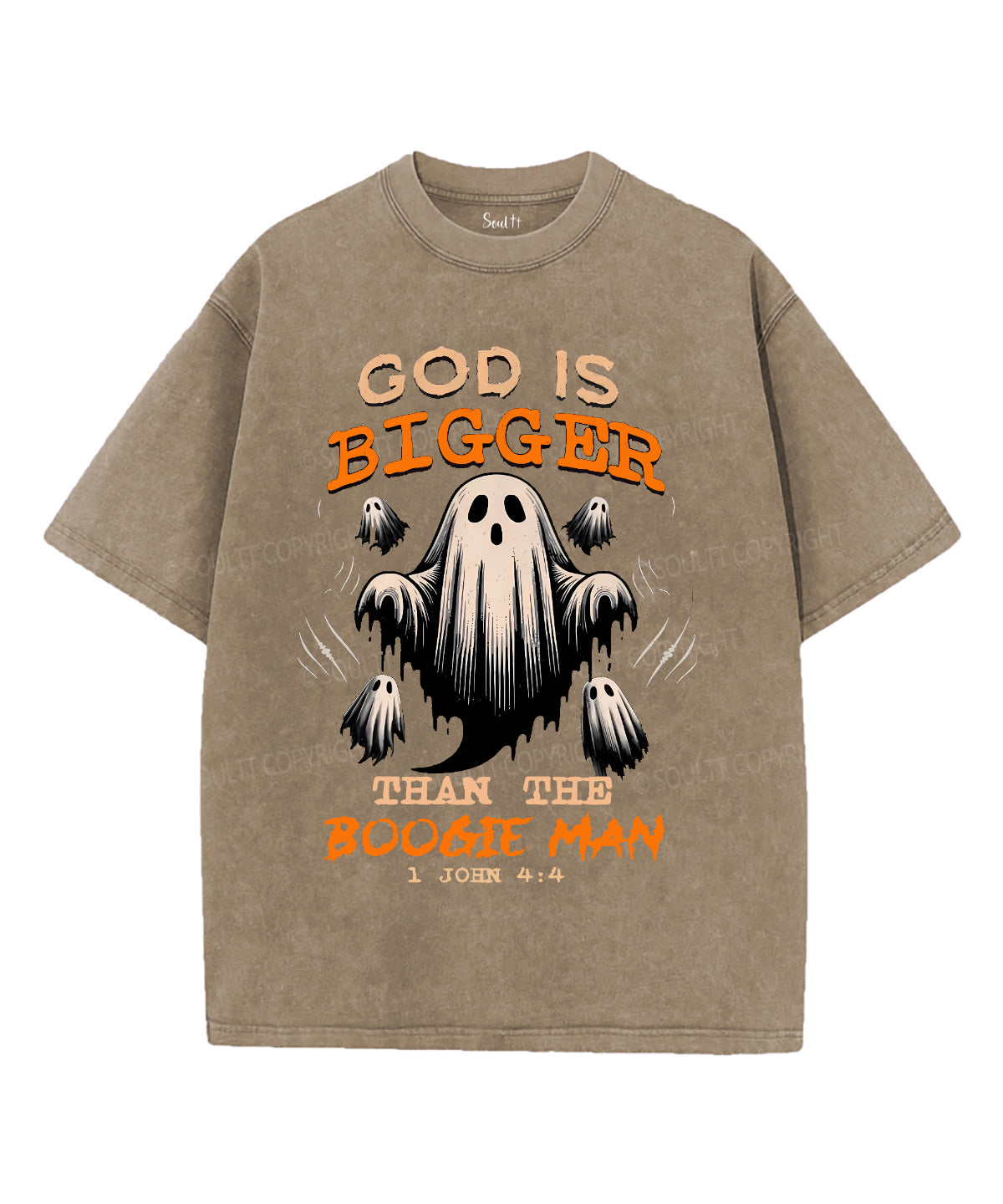 God Is Bigger Washed Christian Style001 T-Shirts, Hoodie, Sweatshirt