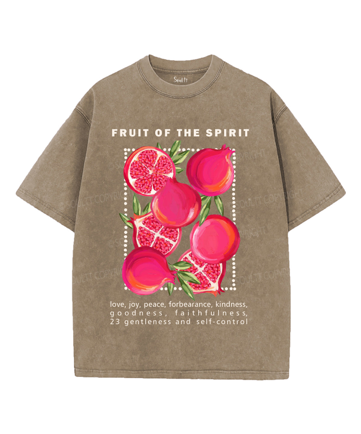 Fruit Of The Spirit Washed Christian T-shirt Style004 Hoodie, Sweatshirt | CiraTrend.com (Image 5)