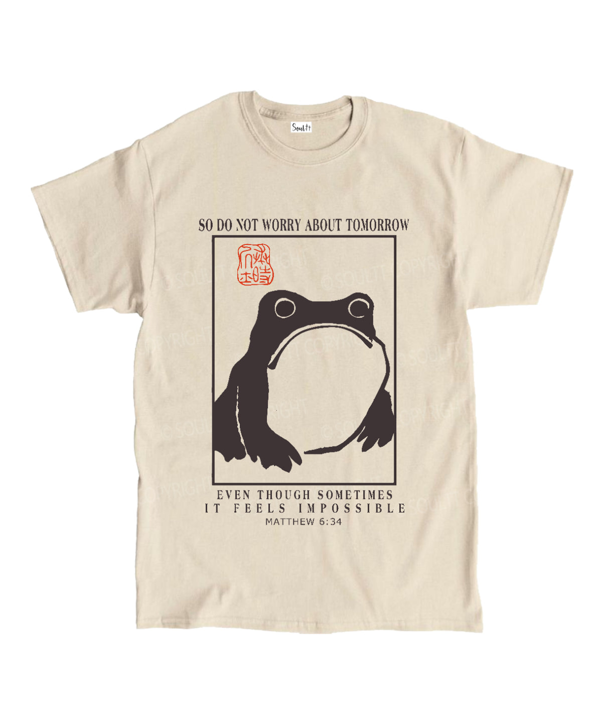 Don'T Worry About Tomorrow Cotton Christian T-Shirts, Hoodie, Sweatshirt