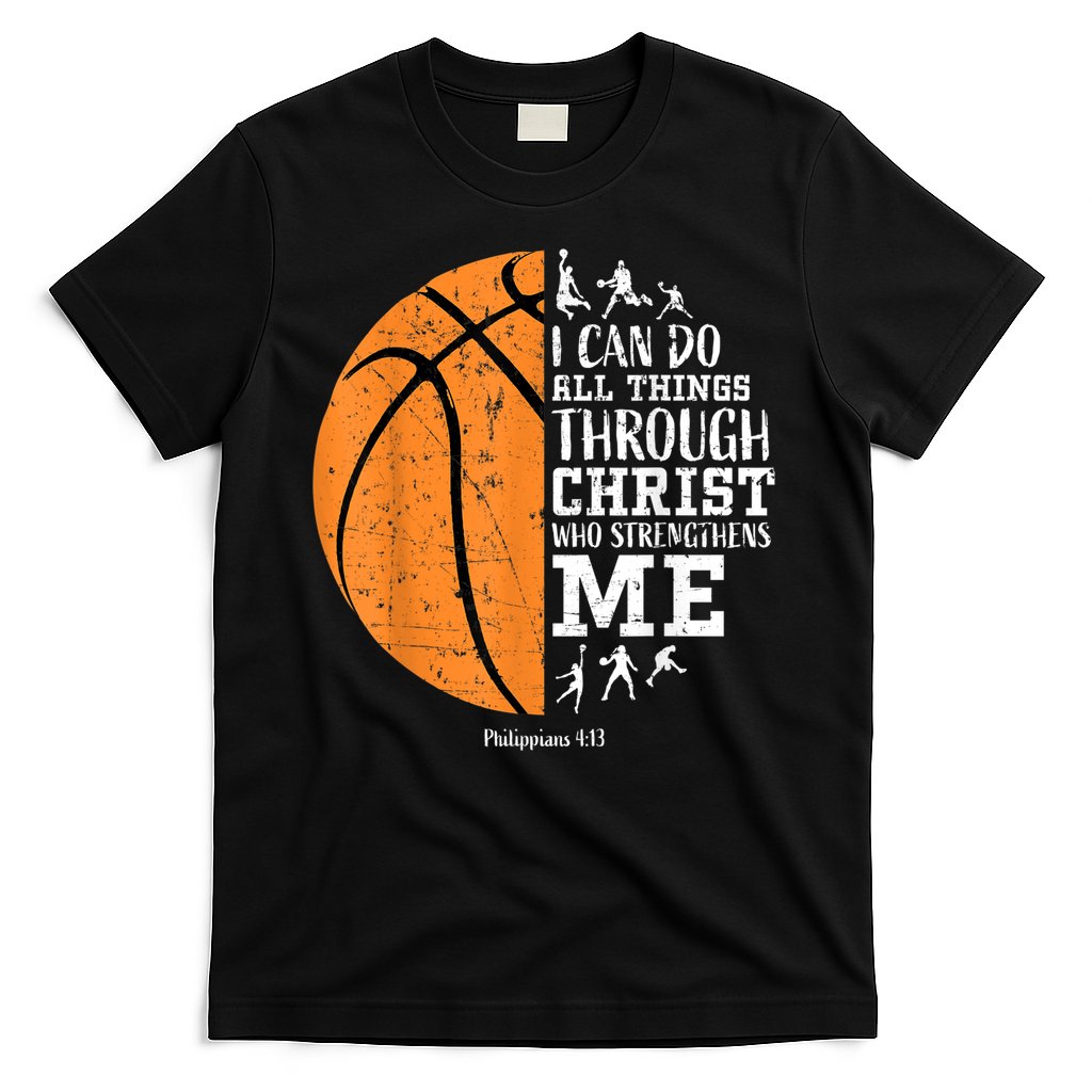 Christian Basketball Shirts M.e.n Boys K.i.d.s Religious Gifts T-Shirt
