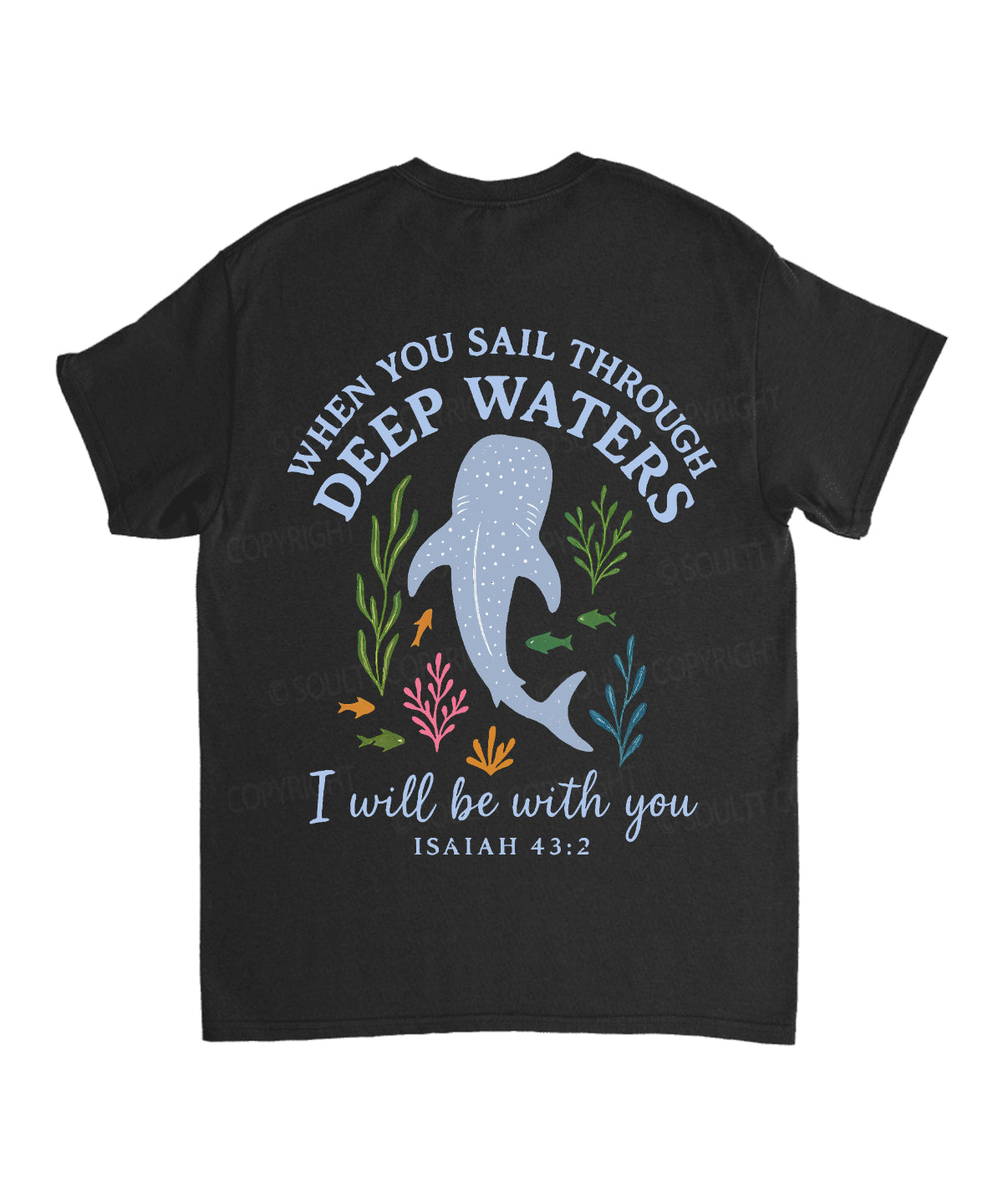 I Will Be With You Double Sided Unisex Cotton Christian T-Shirt Style008 Hoodie, Sweatshirt | CiraTrend.com (Image 5)