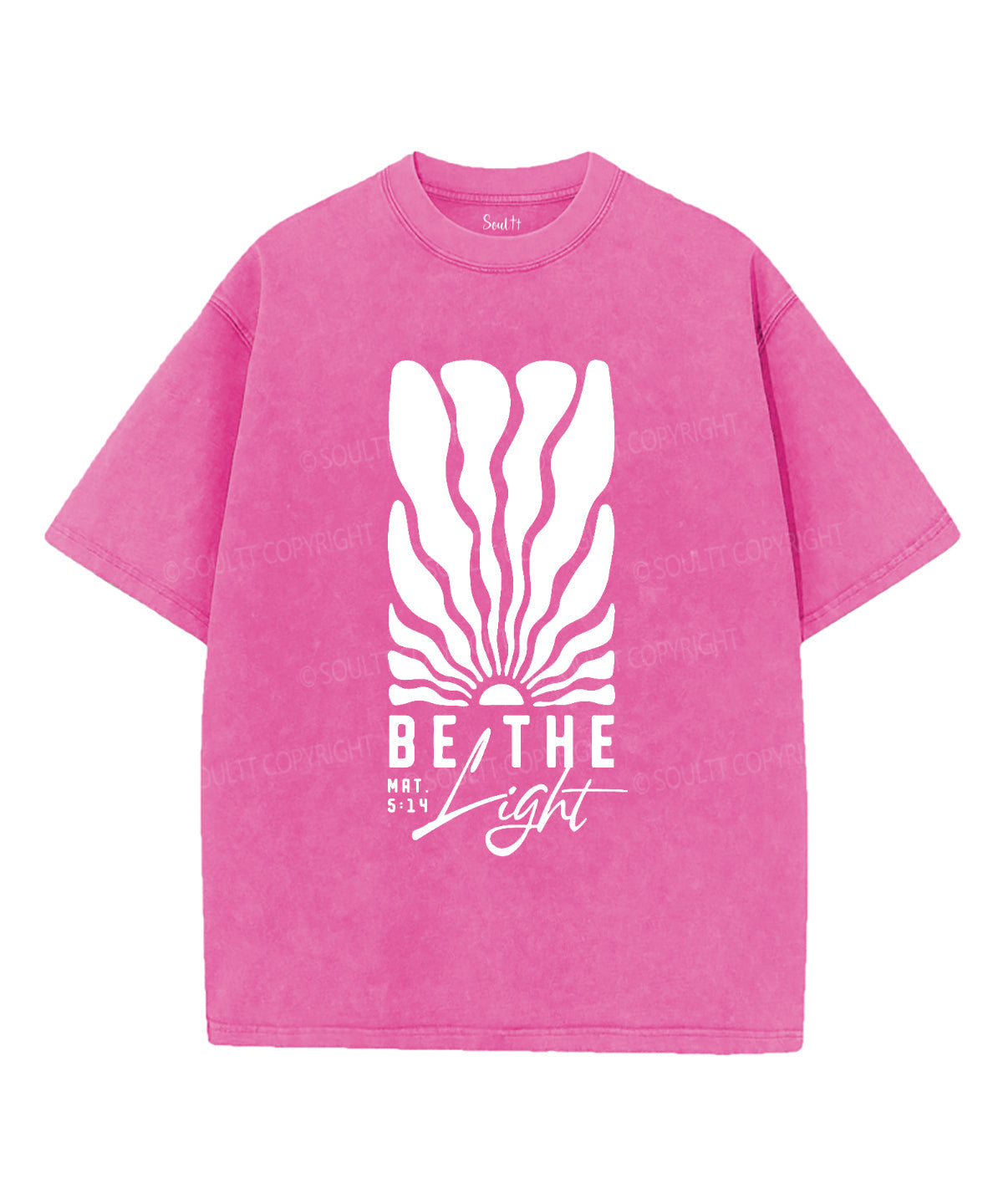 Be The Light Washed Christian T-shirt Style013 Hoodie, Sweatshirt | CiraTrend.com (Image 3)