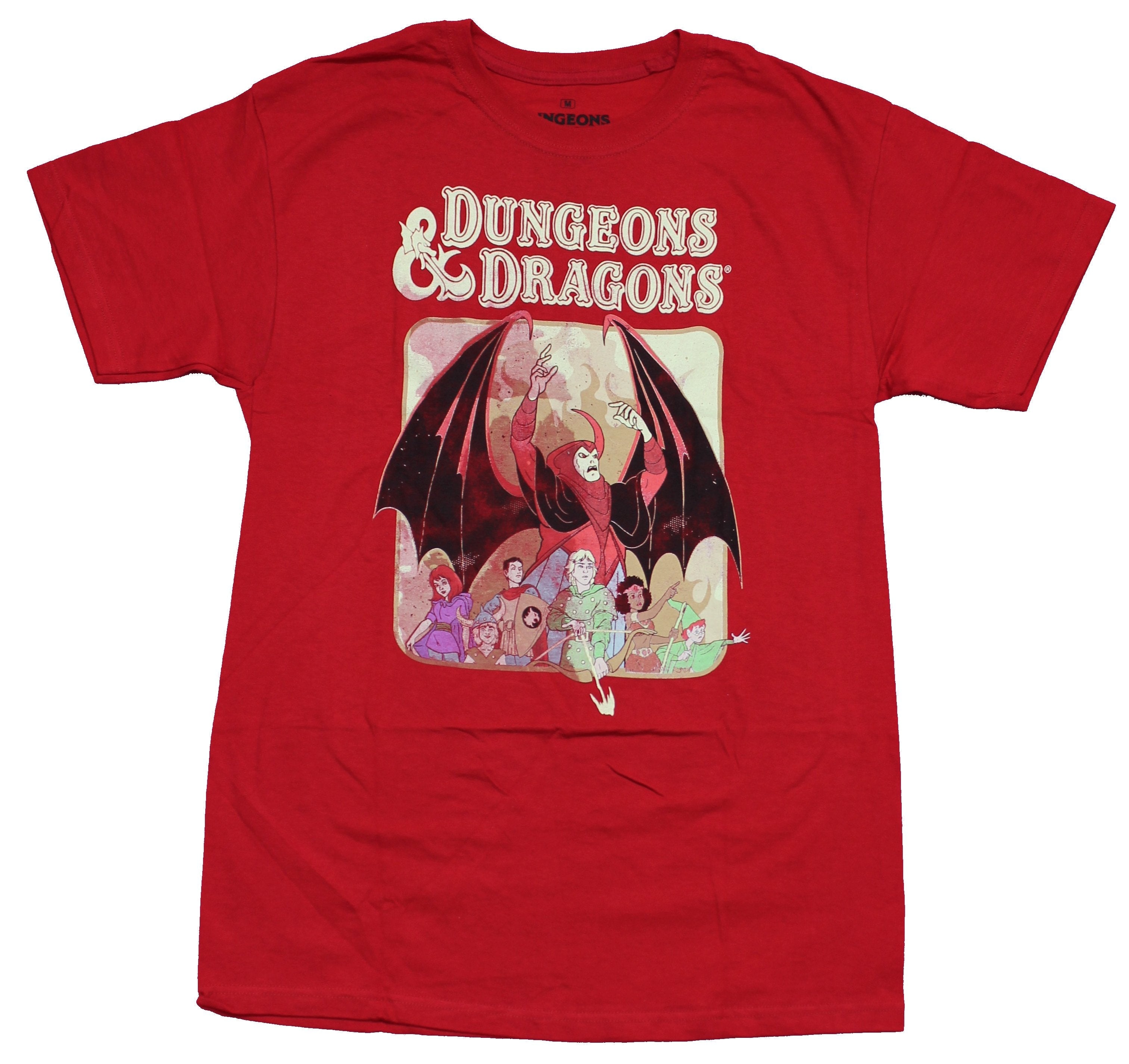 Dungeons & Dragons Mens T-Shirt - 1983 Cartoon Cover Art Hoodie, Sweatshirt | CiraTrend.com