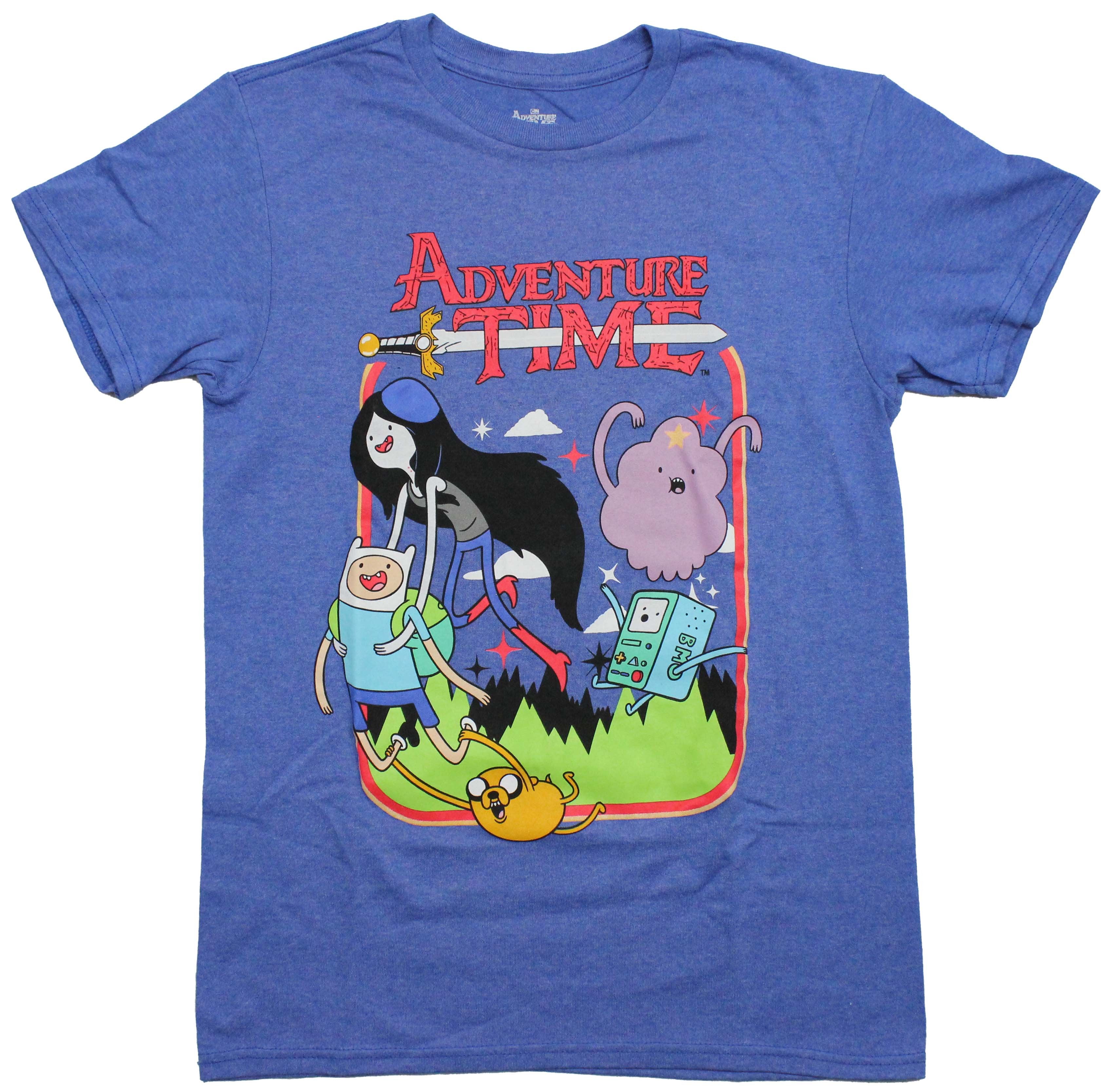 Adventure Time Mens T-shirt - Marceline Finn & Jake Holding On Hoodie, Sweatshirt | CiraTrend.com
