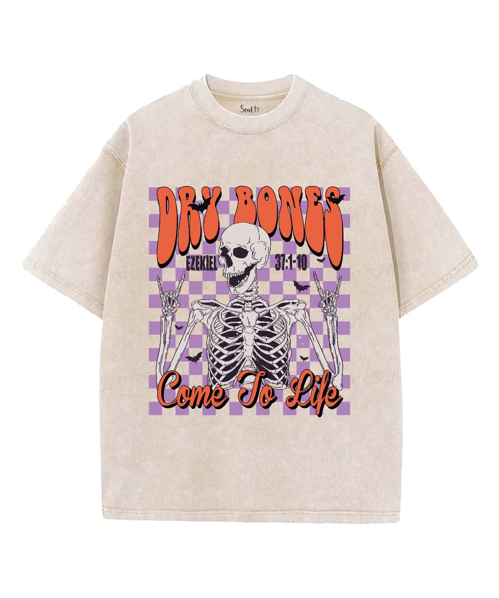 Dry Bones Come To Life Unisex Washed Christian T-shirt Style002 Hoodie, Sweatshirt | CiraTrend.com (Image 2)