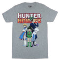 Hunter X Hunter Mens T-Shirt - 4 Main Cast Characters Under Logo Hoodie, Sweatshirt | CiraTrend.com
