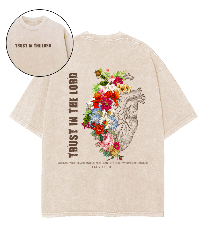 Trust In The Lord Double Sided Washed Christian T-shirt Style001 Hoodie, Sweatshirt | CiraTrend.com (Image 1)