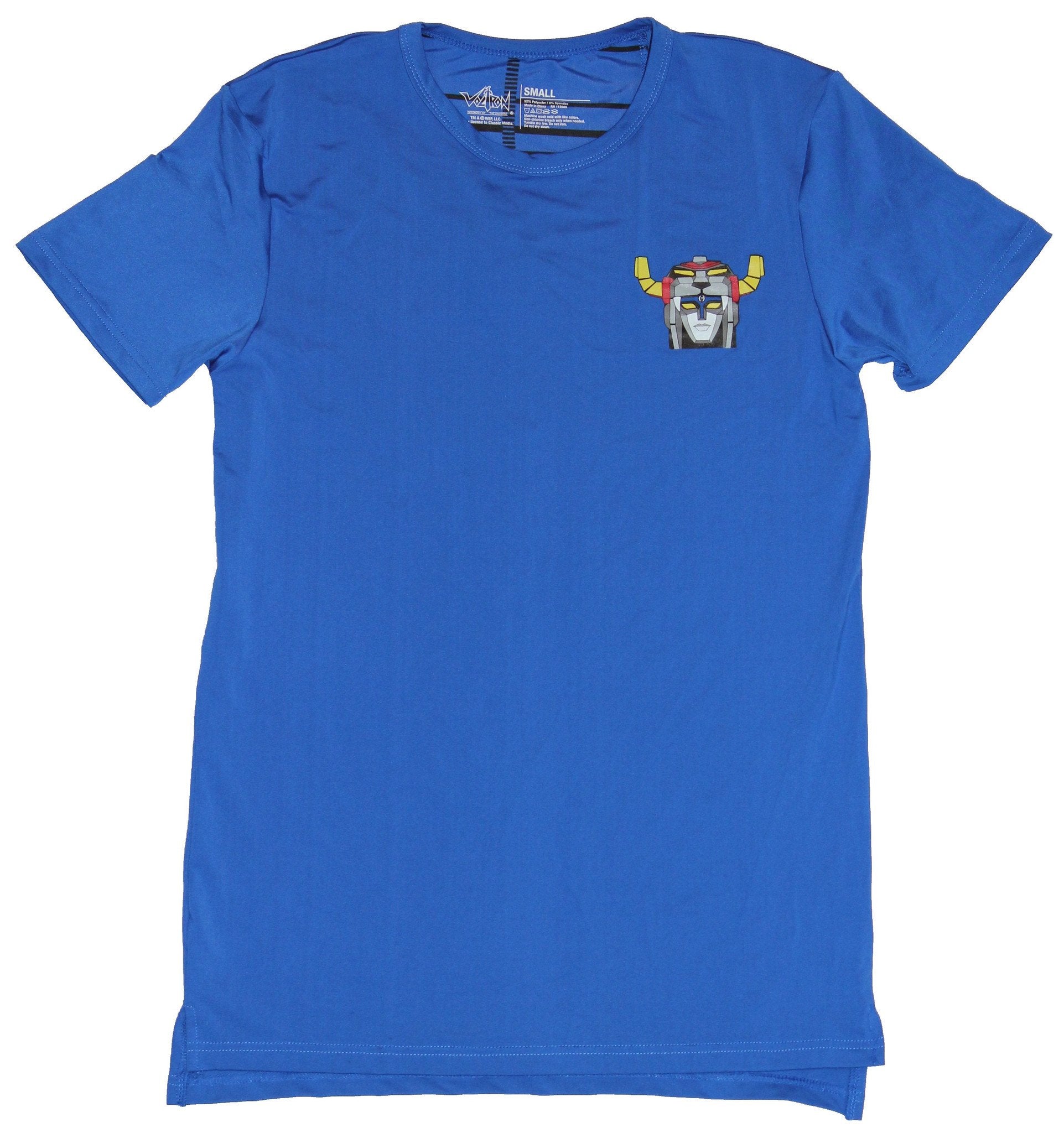 Voltron Mens Moisture Wicking T-Shirt - Simple Voltron Small Head Image Hoodie, Sweatshirt | CiraTrend.com
