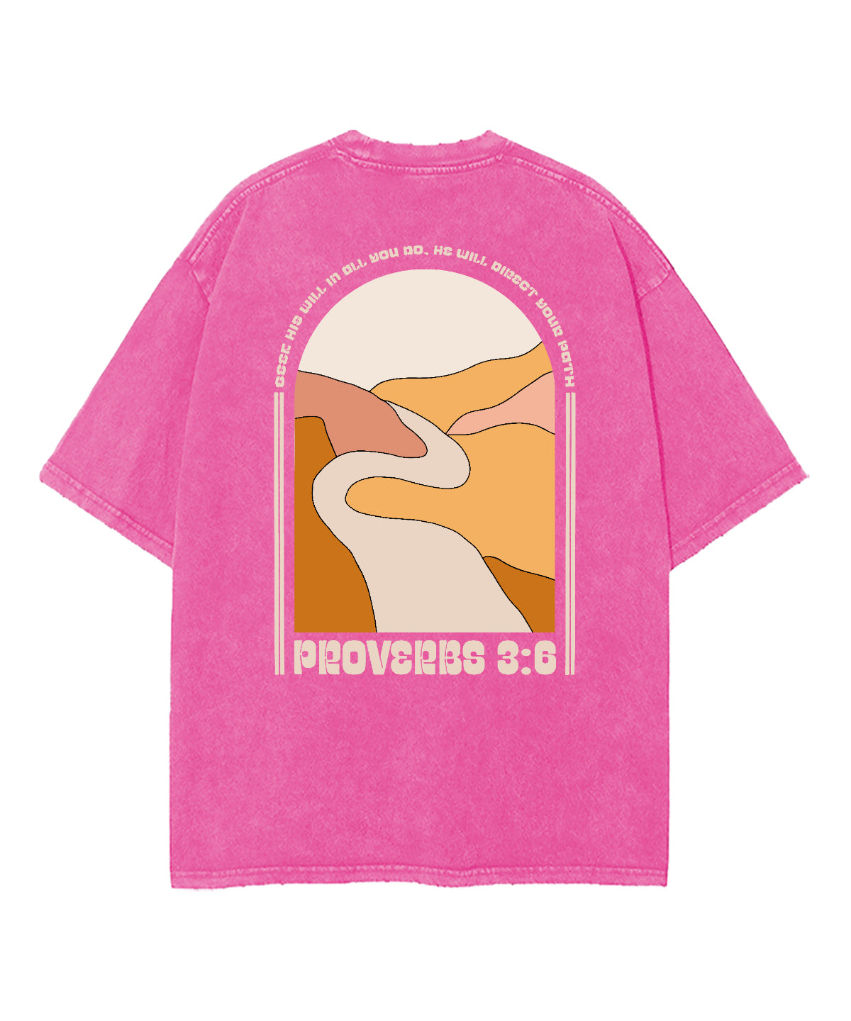 He Will Direct Your Path Double Sided Washed Christian T-Shirts, Hoodie, Sweatshirt