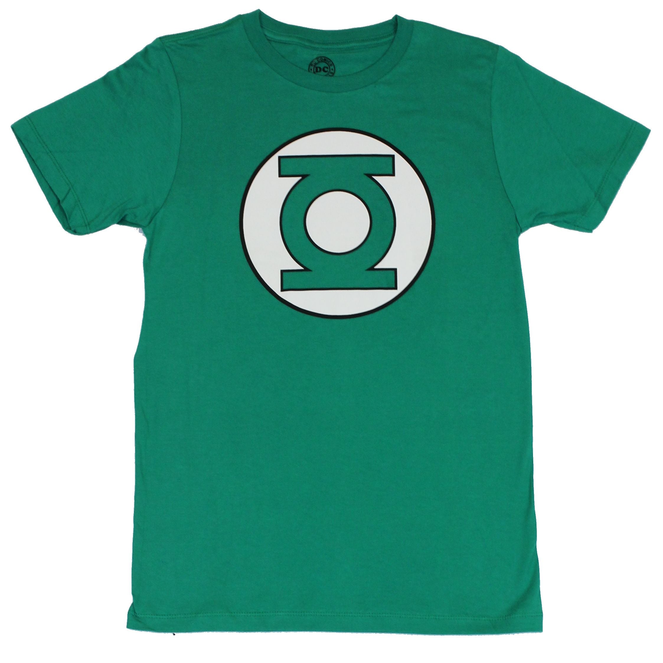 Green Lantern  Mens T-Shirt -  Society Symbol Classic Green in White Logo Hoodie, Sweatshirt | CiraTrend.com