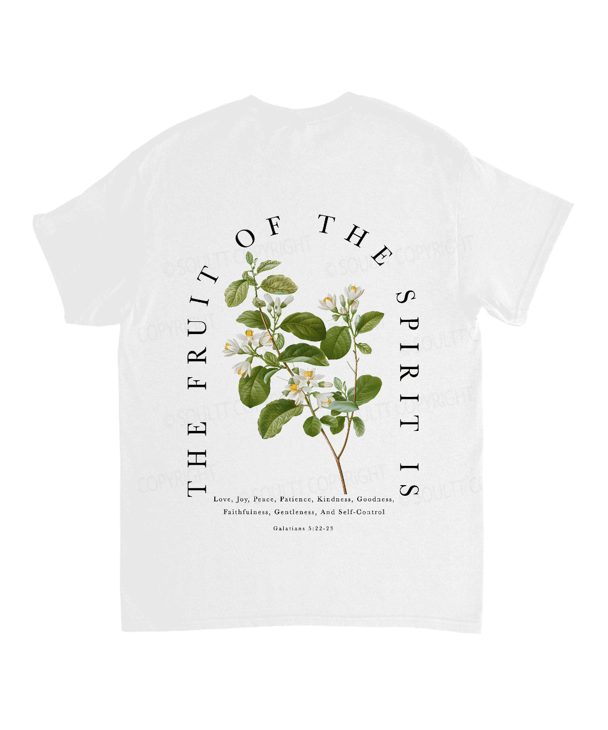 Fruit Spirit Double Sided Cotton Christian Style004 T-Shirts, Hoodie, Sweatshirt