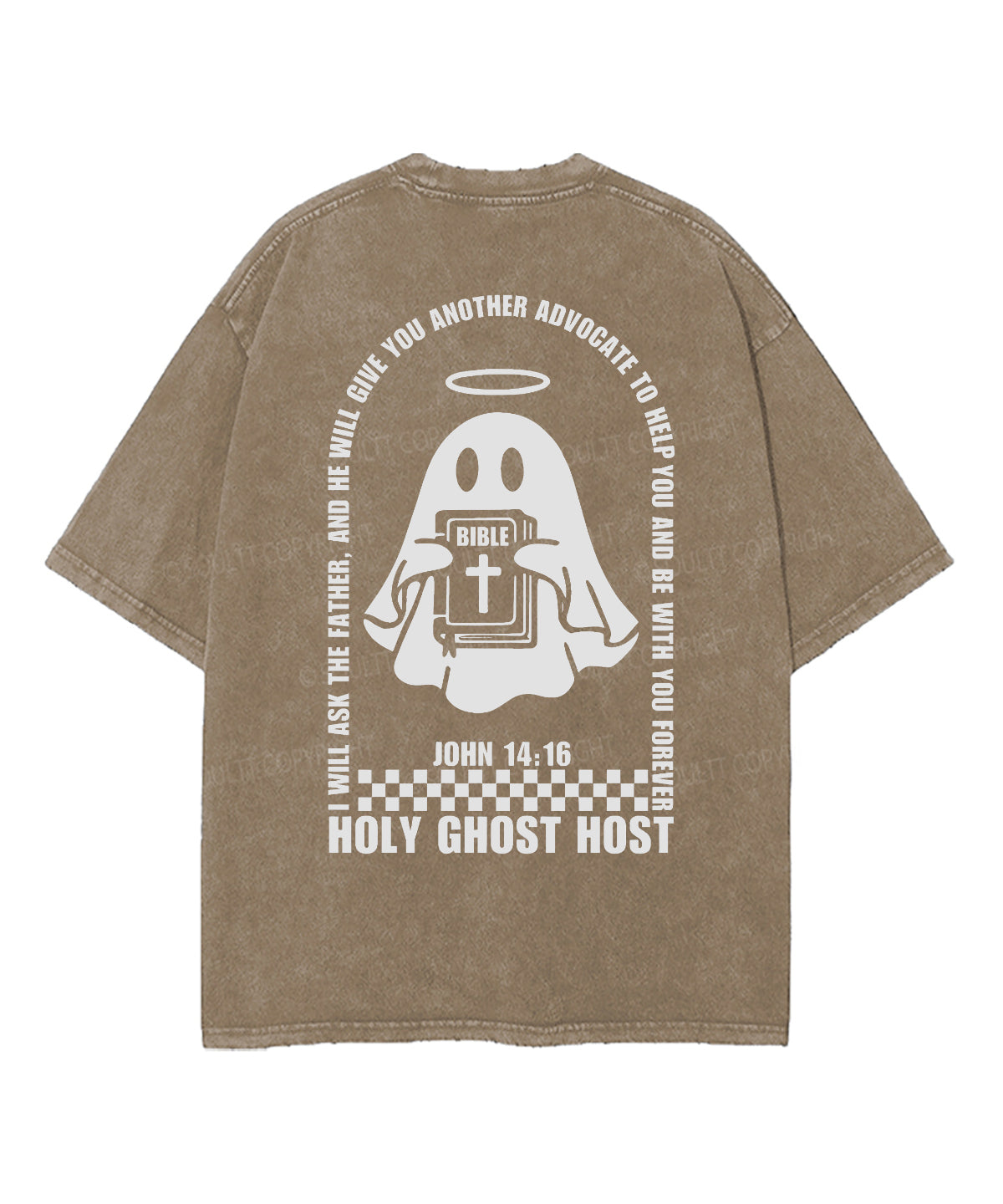 Holy Ghost Host Double Sided Washed Christian T-Shirts, Hoodie, Sweatshirt