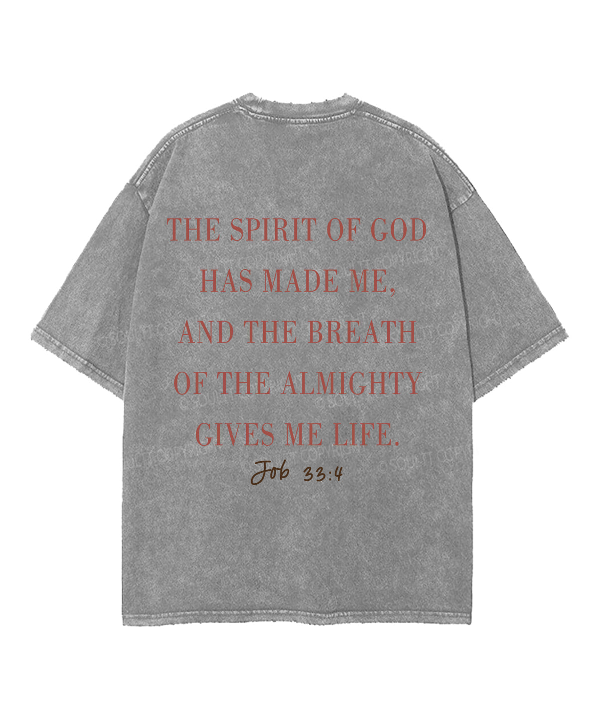 YHWH Double Sided Unisex Washed Christian T-shirt Hoodie, Sweatshirt | CiraTrend.com (Image 4)