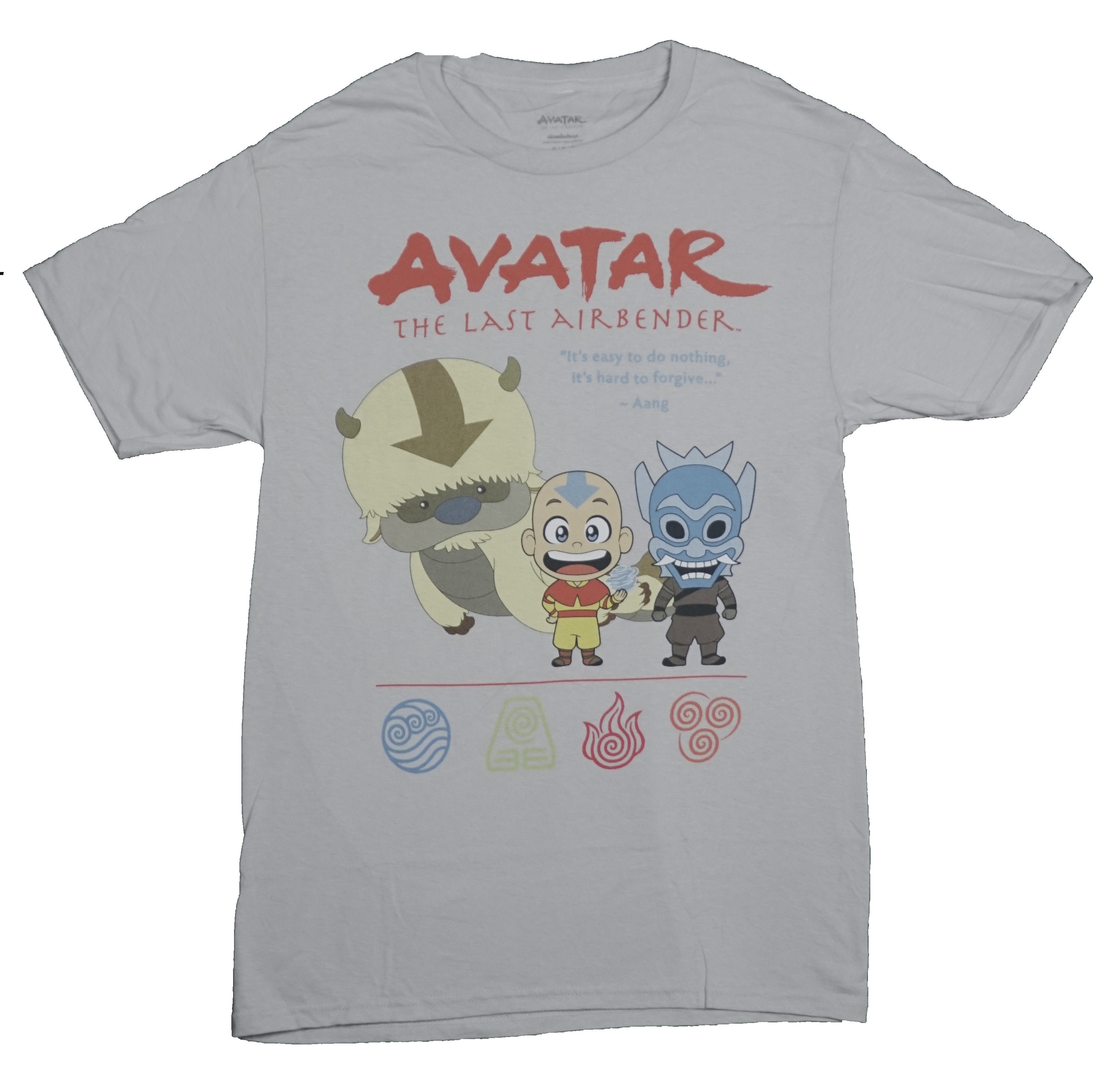 Avatar The Last Airdender Mens T-Shirt - Chibi toon Appa & Anng Image Hoodie, Sweatshirt | CiraTrend.com