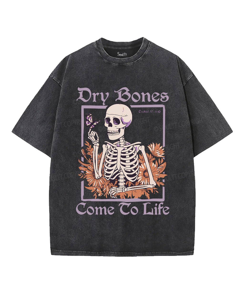 Dry Bones Come To Life Unisex Washed Christian T-shirt Style001 Hoodie, Sweatshirt | CiraTrend.com (Image 1)