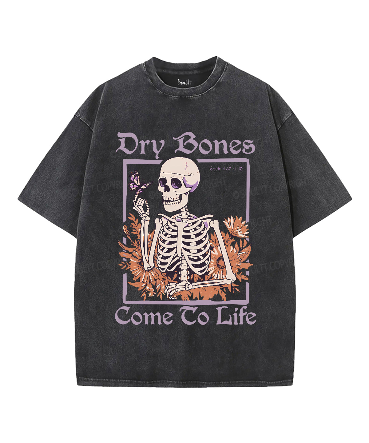 Dry Bones Come To Life Unisex Washed Christian T-shirt Style001 Hoodie, Sweatshirt | CiraTrend.com (Image 1)