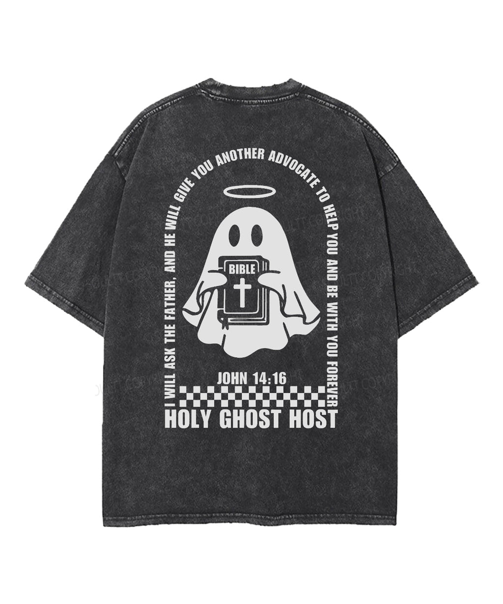 Holy Ghost Host Double Sided Washed Christian T-Shirts, Hoodie, Sweatshirt