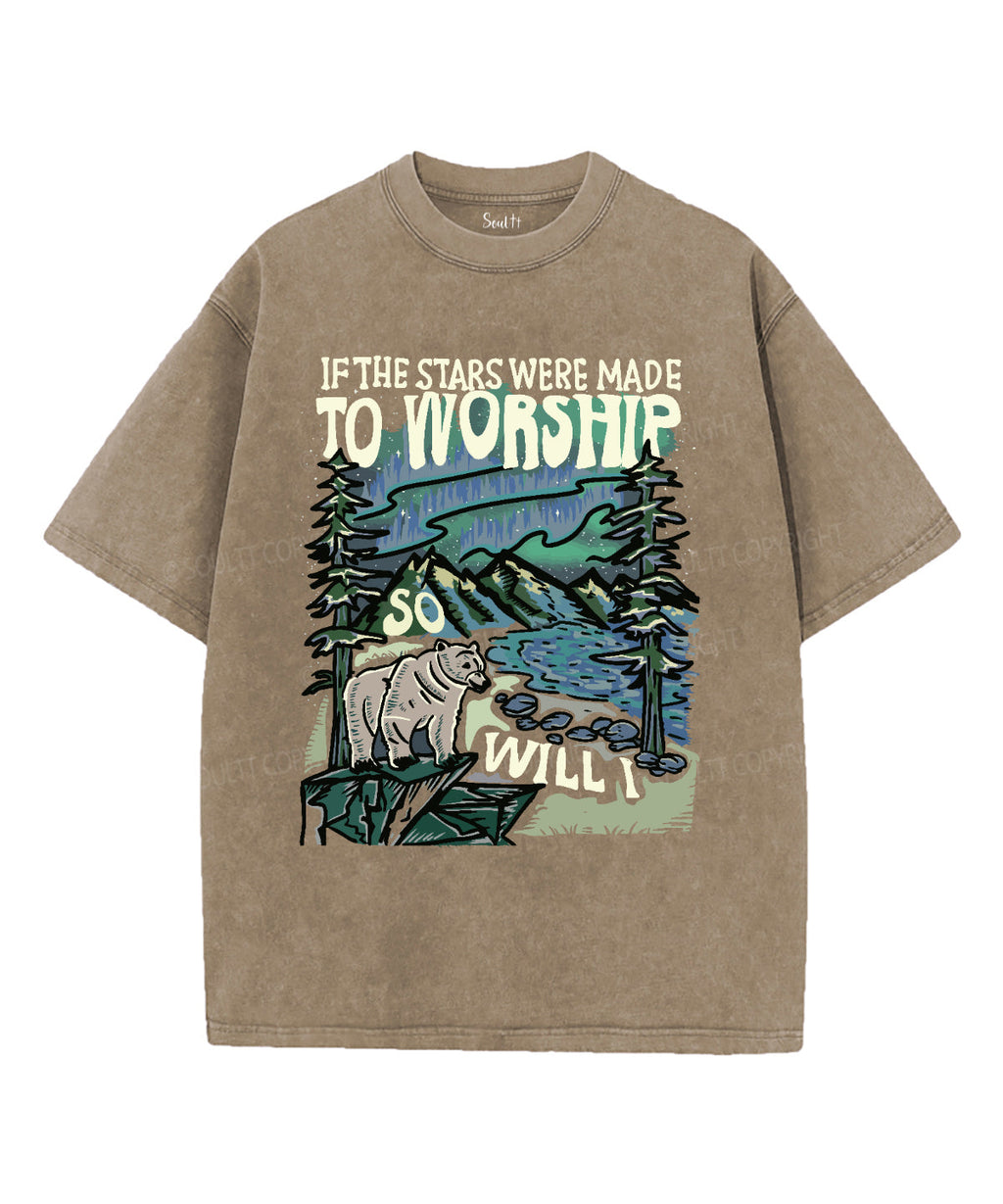 If The Star Were Made To Worship Washed Christian T-shirt Hoodie, Sweatshirt | CiraTrend.com (Image 5)