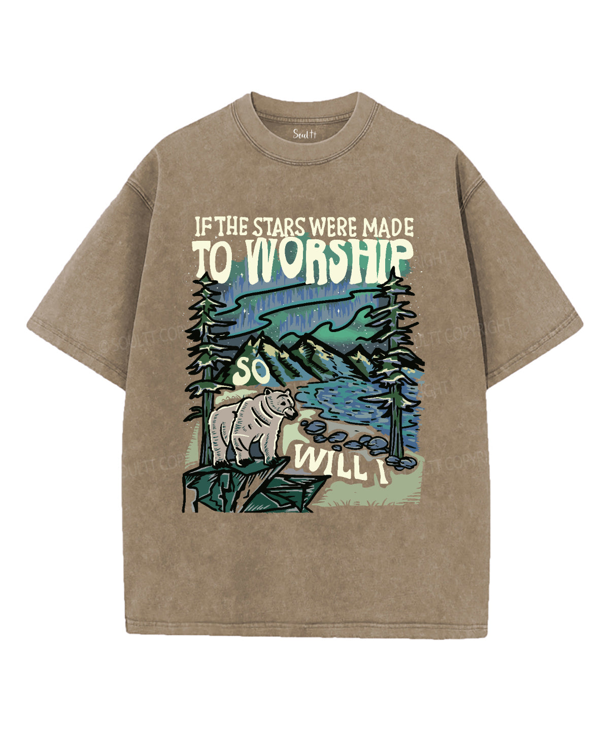 If The Star Were Made To Worship Washed Christian T-shirt Hoodie, Sweatshirt | CiraTrend.com (Image 5)