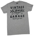 Vintage Garage Mens T-Shirt - Motorcylce Built to Last Hoodie, Sweatshirt | CiraTrend.com