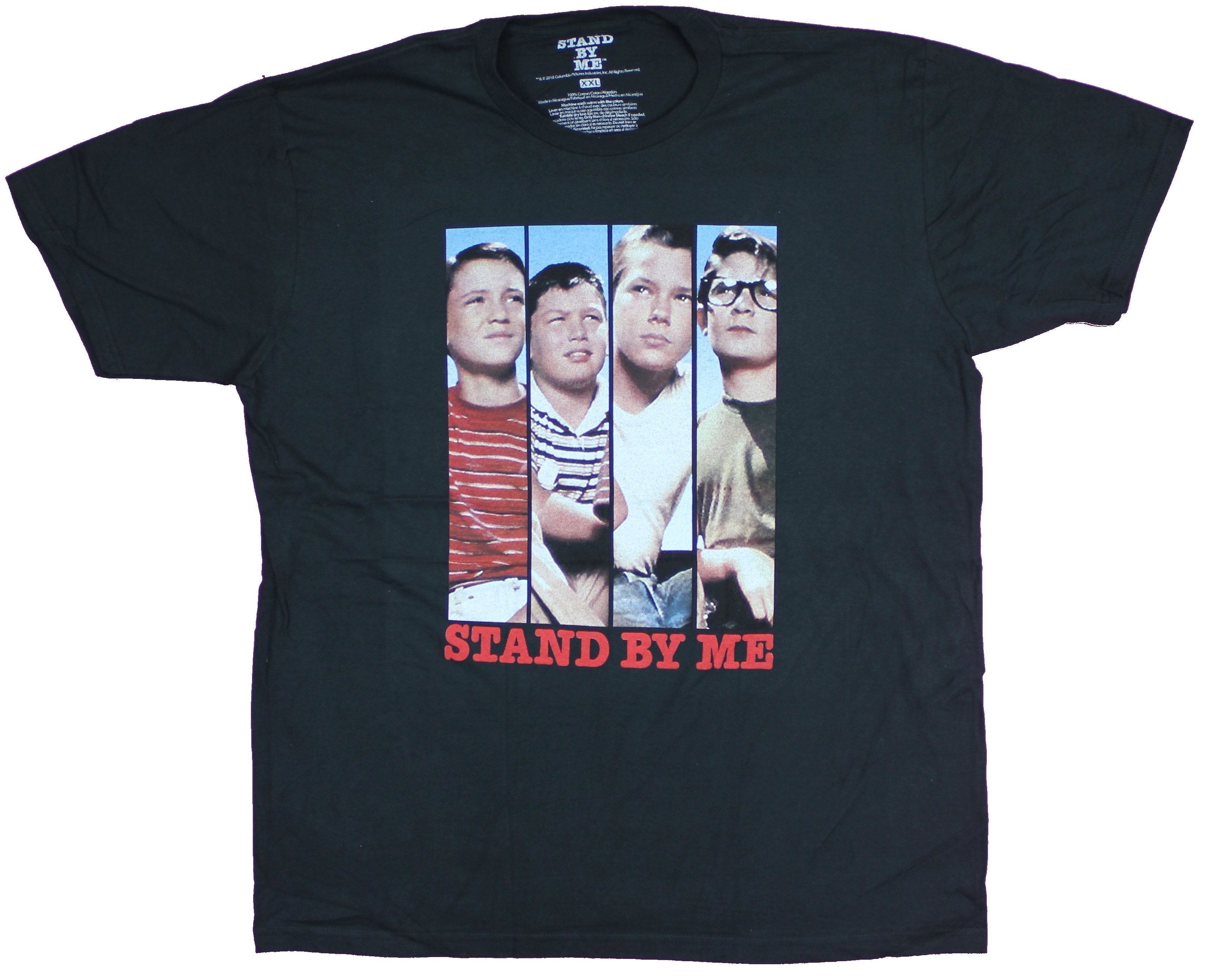 Stand By Me Mens T-Shirt  - Cast Panels Collage Image (2X-Large) Hoodie, Sweatshirt | CiraTrend.com