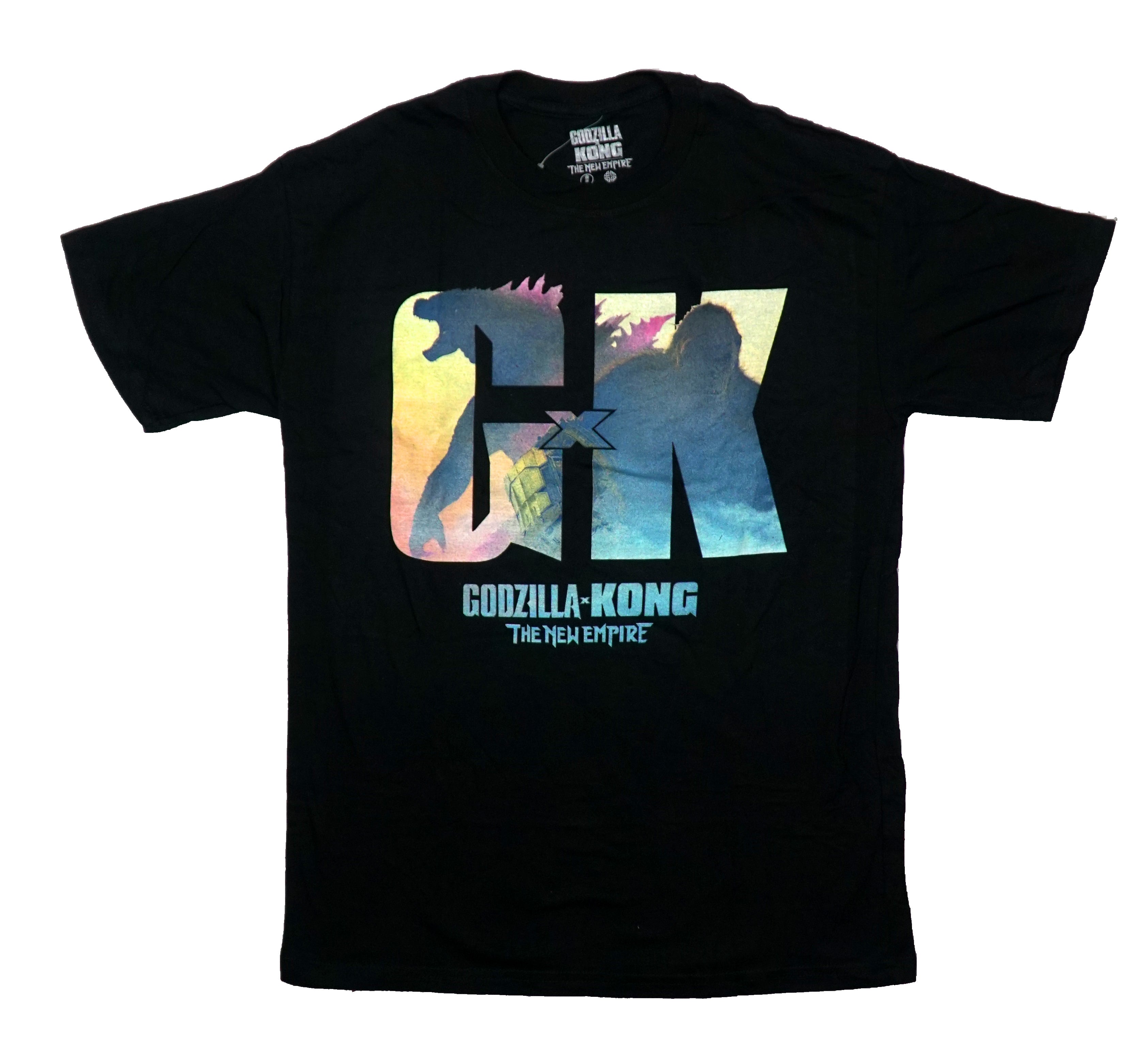Godzilla X Kong Mens T-Shirt - New Empire Images in Letters Hoodie, Sweatshirt | CiraTrend.com