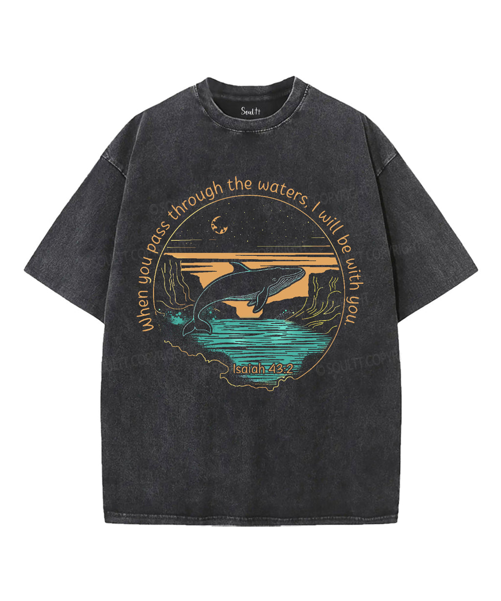I Will Be With You Unisex Washed Christian T-shirt Style002 Hoodie, Sweatshirt | CiraTrend.com (Image 2)