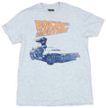 Back to the Future Mens T-Shirt - DeLorean Under Orange Logo Hoodie, Sweatshirt | CiraTrend.com