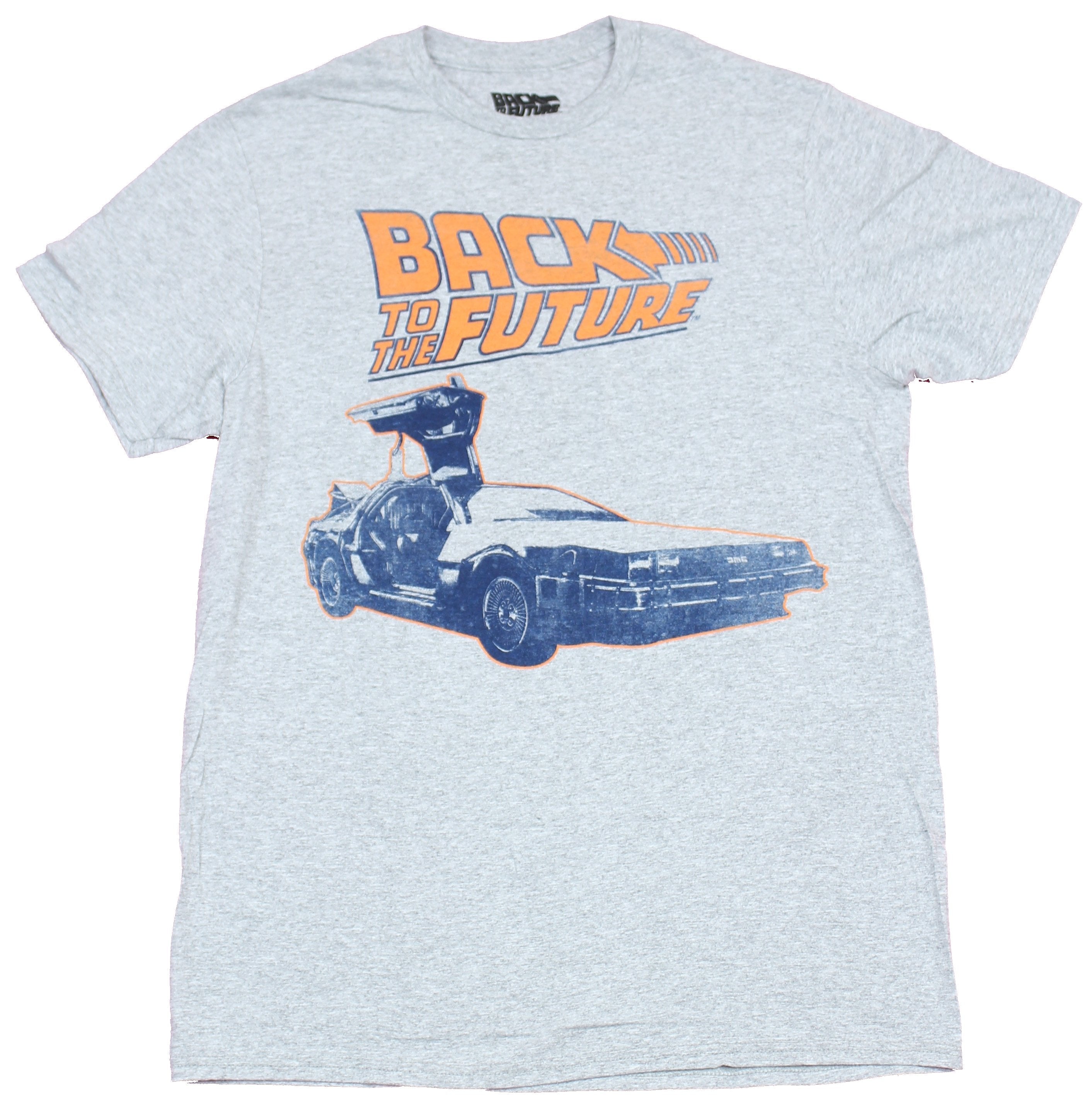 Back to the Future Mens T-Shirt - DeLorean Under Orange Logo Hoodie, Sweatshirt | CiraTrend.com