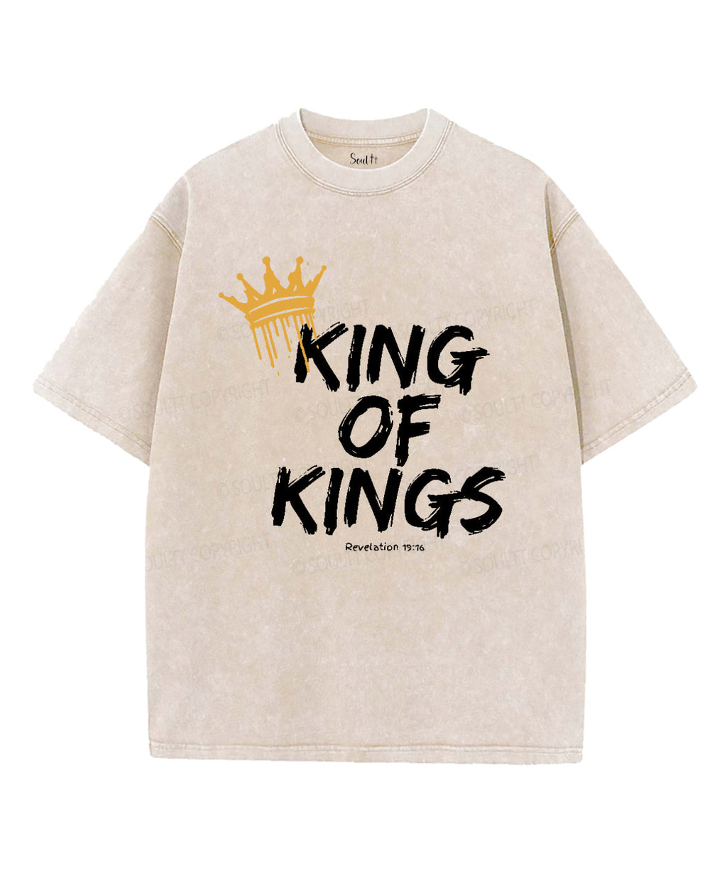 King Of Kings Washed Christian T-shirt Style001 Hoodie, Sweatshirt | CiraTrend.com (Image 3)