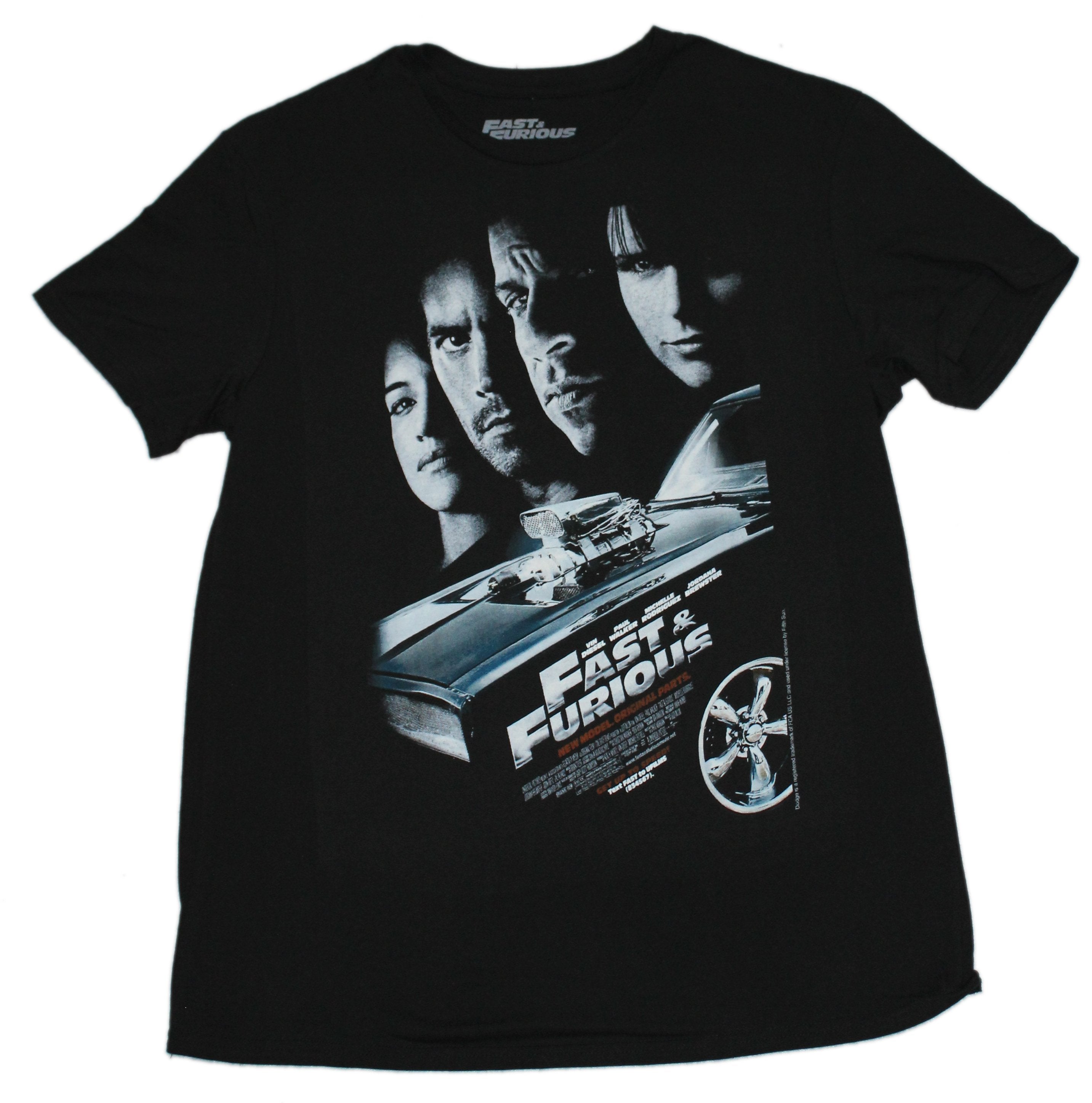 Fast and Furious Mens T-Shirt - Shadowed Trio Movie Poster Image Hoodie, Sweatshirt | CiraTrend.com