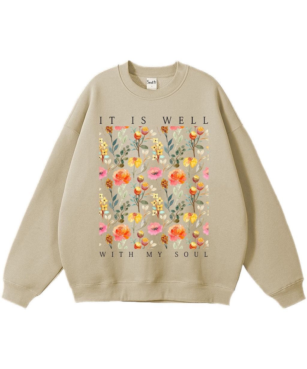 It Is Well With My Soul Cotton Christian Sweatshirt T-Shirts, Hoodie | CiraTrend.com (Image 5)