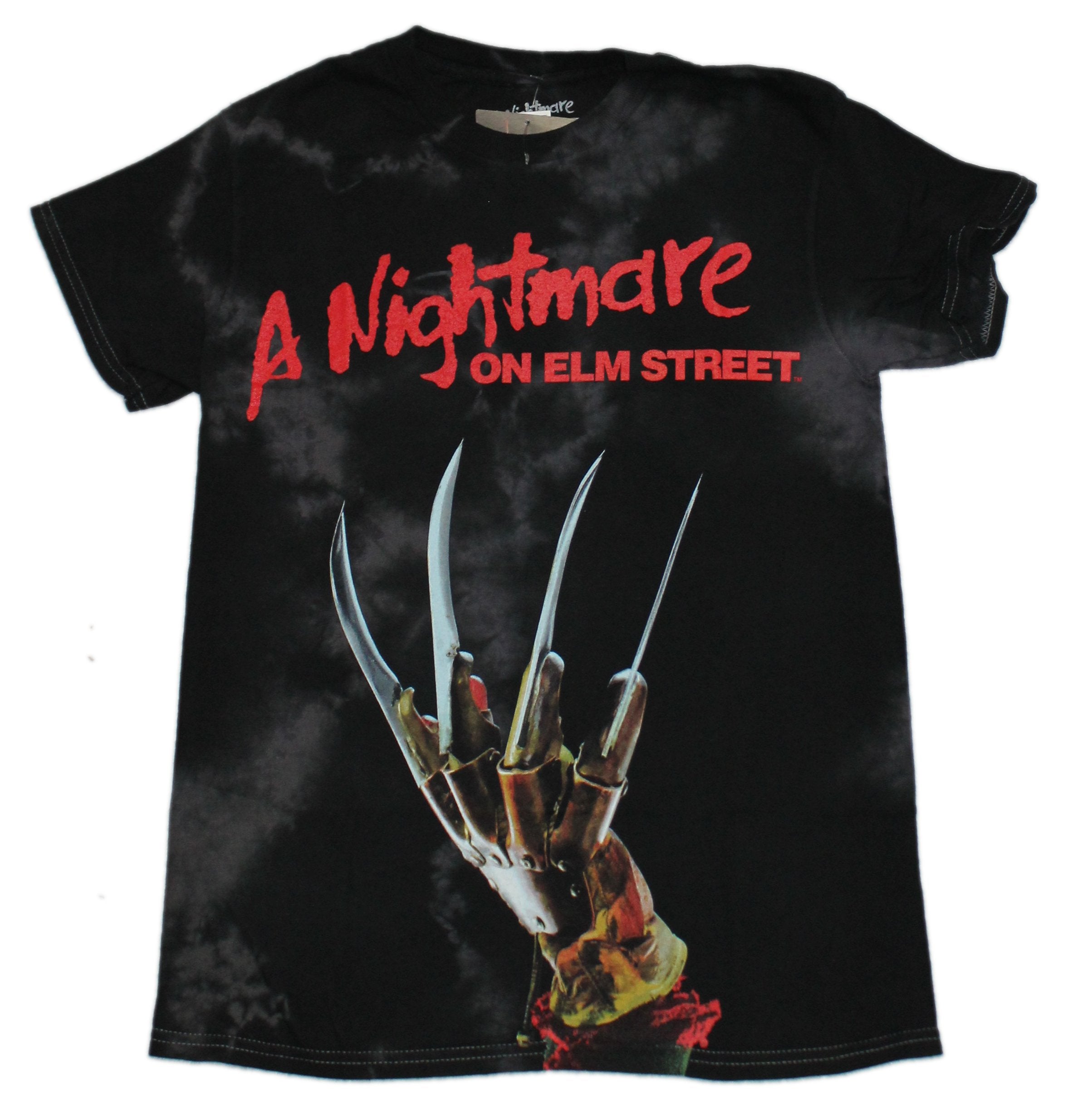 Nightmare on Elm Street Mens T-Shirt -  Large Glove Hand Under Logo Hoodie, Sweatshirt | CiraTrend.com