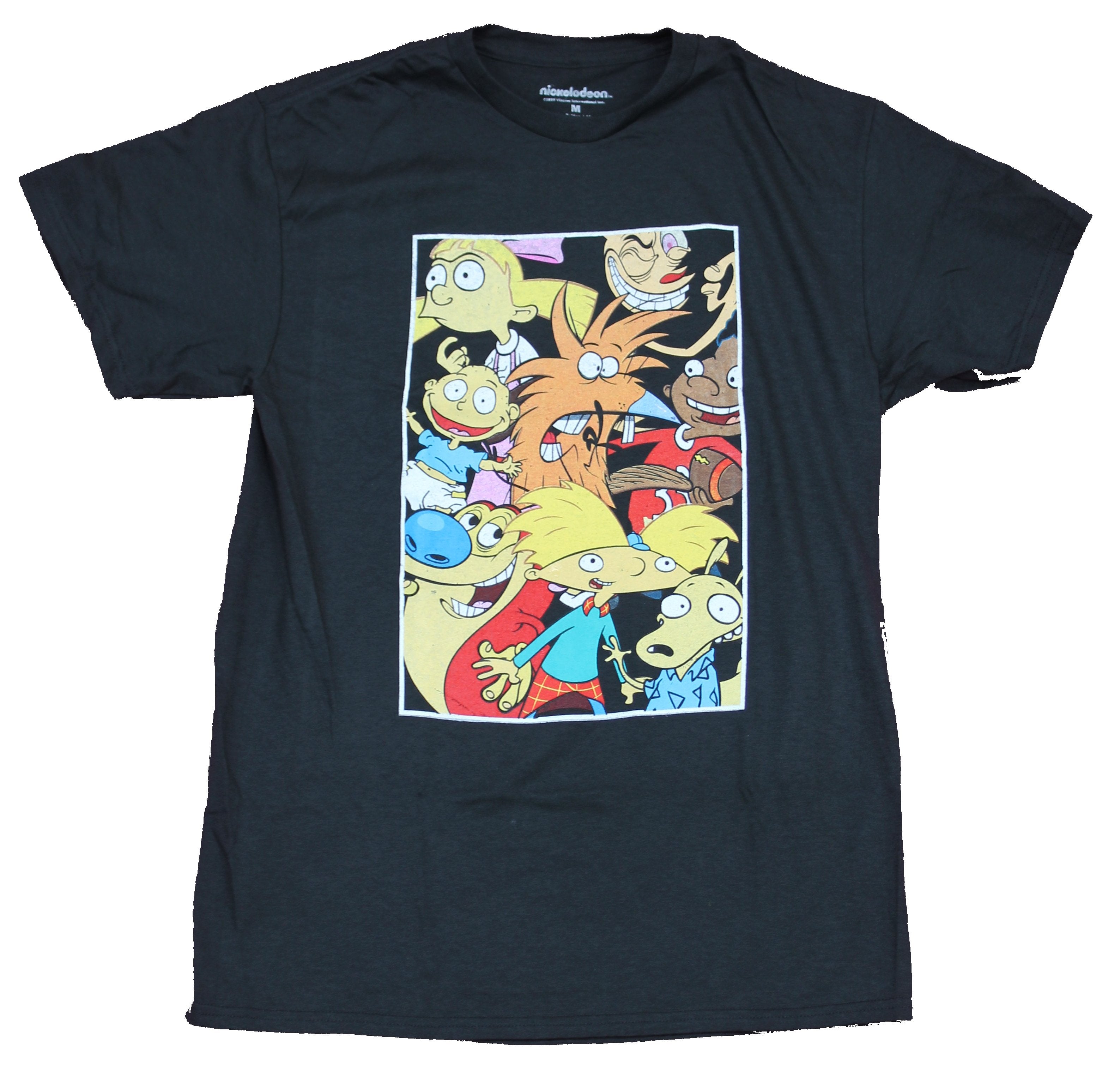 Nicktoons Mens T-Shirt  - Classic 90's Group Ren Stimpy Arnold Rugrats Rocko Hoodie, Sweatshirt | CiraTrend.com