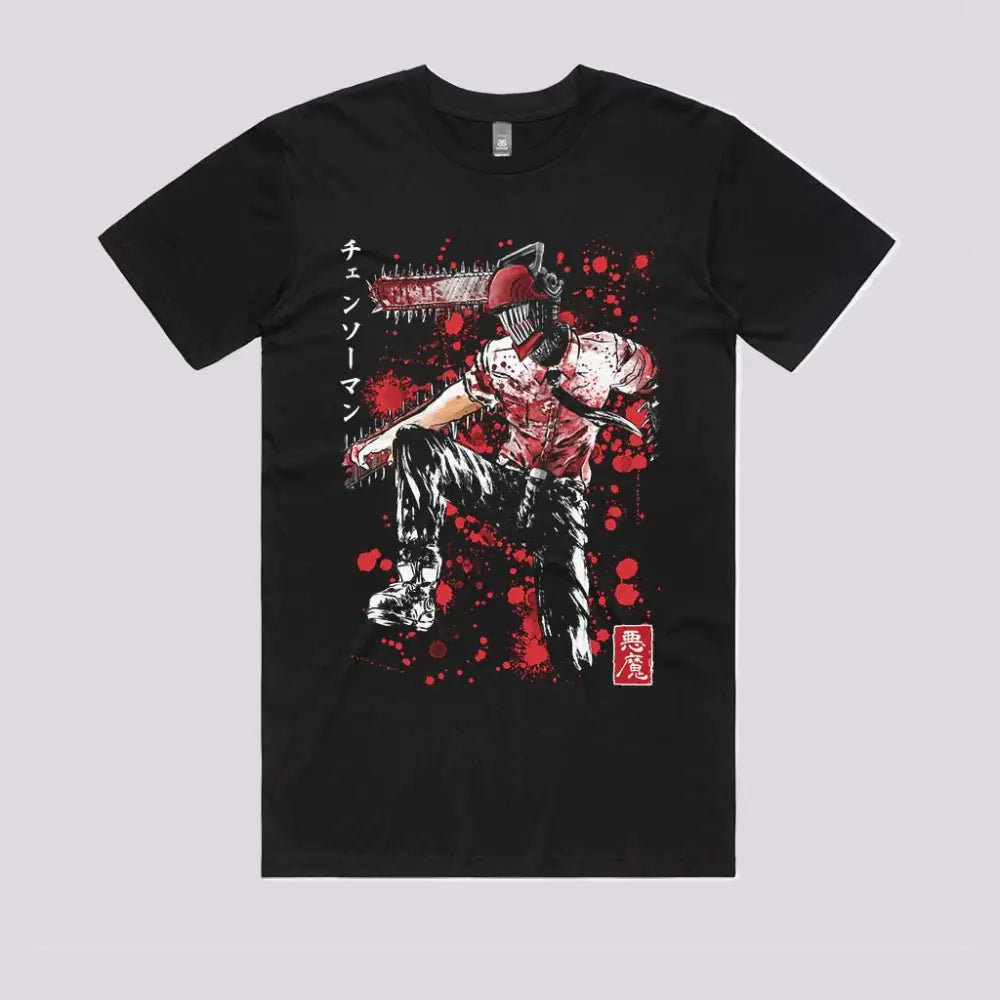 Chainsaw Sumi-e T-Shirt Hoodie, Sweatshirt | CiraTrend.com (Image 2)