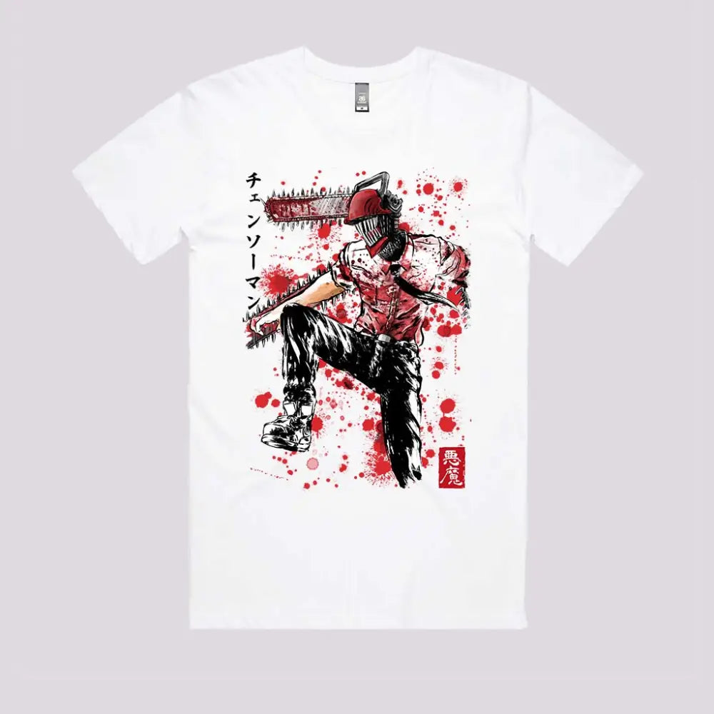 Chainsaw Sumi-e T-Shirt Hoodie, Sweatshirt | CiraTrend.com (Image 5)