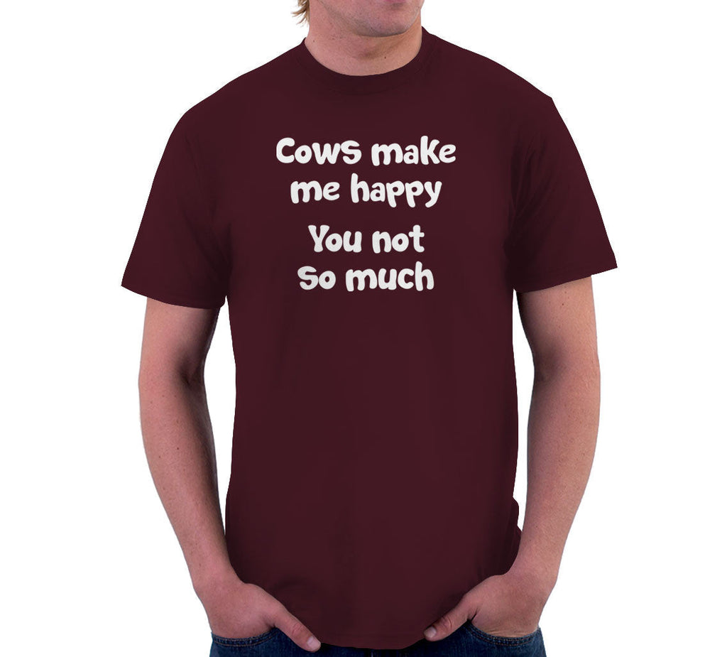Cows Make Me Happy (You Not So Much) T-Shirt Hoodie, Sweatshirt | CiraTrend.com (Image 3)