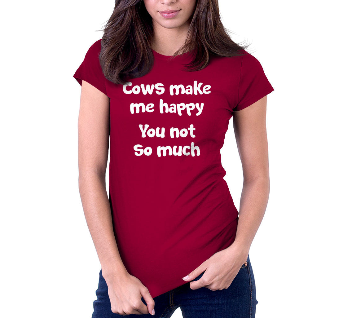 Cows Make Me Happy (You Not So Much) T-Shirt Hoodie, Sweatshirt | CiraTrend.com (Image 4)