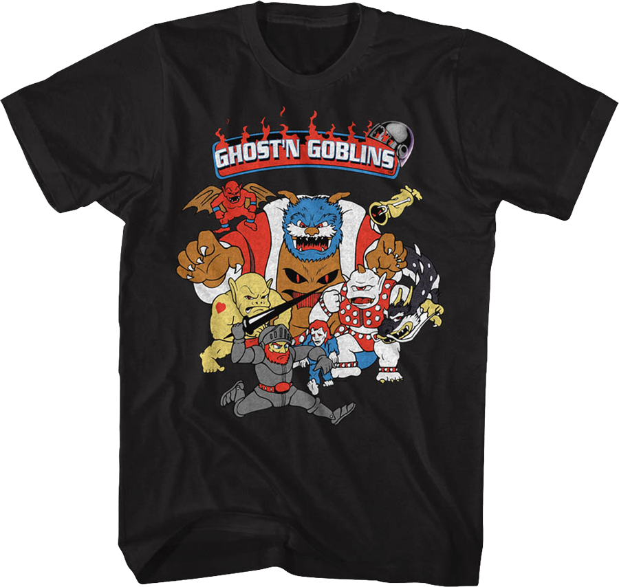 Arcade Flyer Ghosts 'N Goblins T-Shirt Hoodie, Sweatshirt | CiraTrend.com (Image 1)
