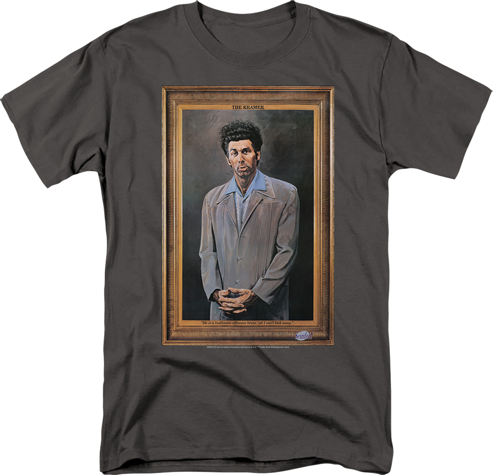 Charcoal Kramer Painting Seinfeld T-Shirt Hoodie, Sweatshirt | CiraTrend.com (Image 1)