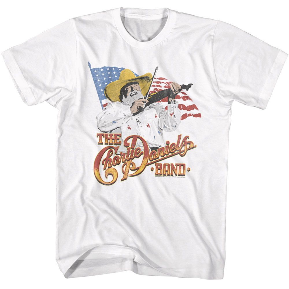Charlie Daniels Band - CDB And The Flag Boyfriend Tee Hoodie, Sweatshirt | CiraTrend.com