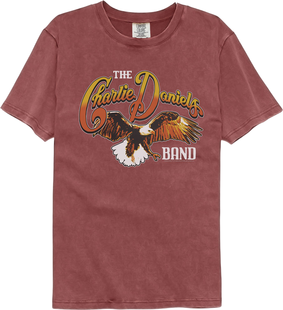 Charlie Daniels Band Eagle Comfort Colors Brand T-Shirt Hoodie, Sweatshirt | CiraTrend.com (Image 1)